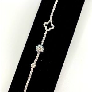 NEW Sterling Silver with Dangling Bubble Cross